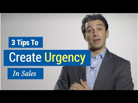 3 Tips to Create Urgency in Sales