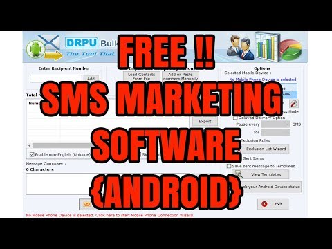 FREE SMS Marketing Software SMS Bulk Sender Software