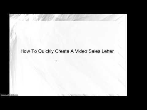 How to Create a Video Sales Letter Using Free Tools