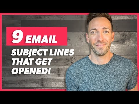 Email Subject Lines That Work
