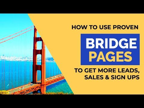 Using Affiliate Bridge Pages to DRAMATICALLY Increase Conversions