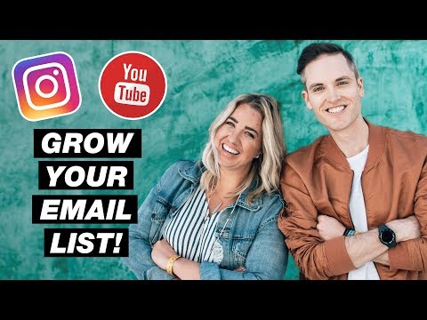 Tips for Building Your Email List with Instagram and YouTube